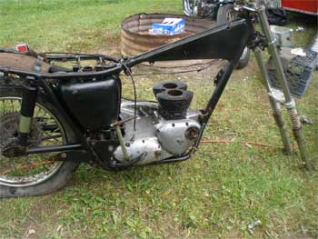 68 Triumph Frame Cleaned with StrongArm