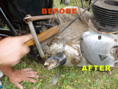 Triumph being StrongArmed