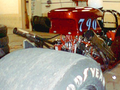 Tire Rear Dragster View