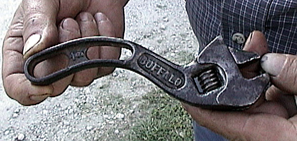 Antique Buffalo wrench restored with USA Fluid.