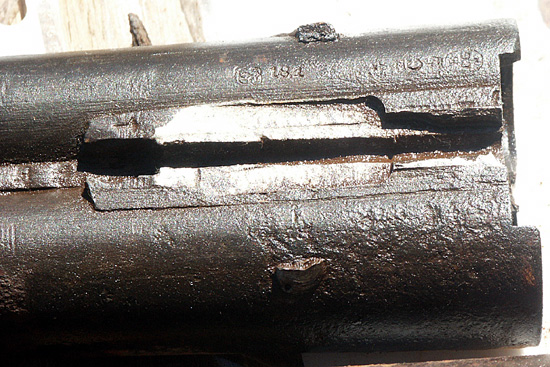 Belgium Laminated Steel Shotgun Barrel After StrongArms Treatment