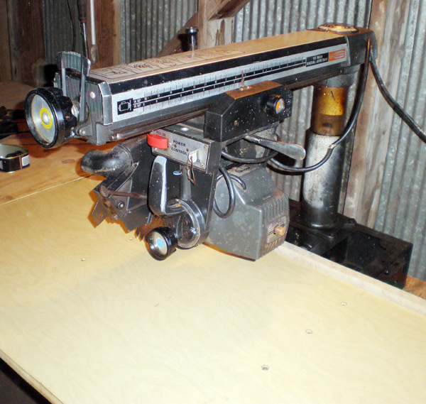 StrongArm Radial Arm Saw Restoration Pictures