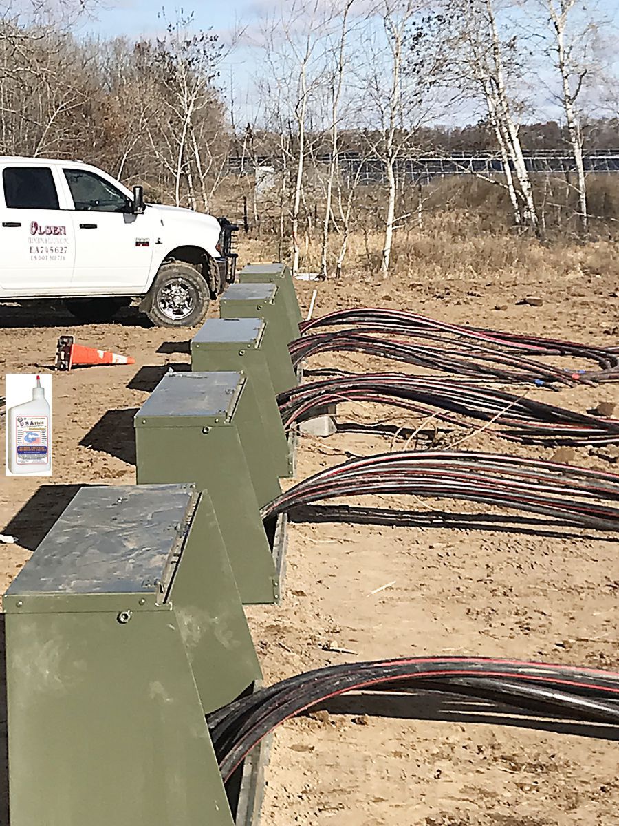 Solar Farm Wiring to Grid