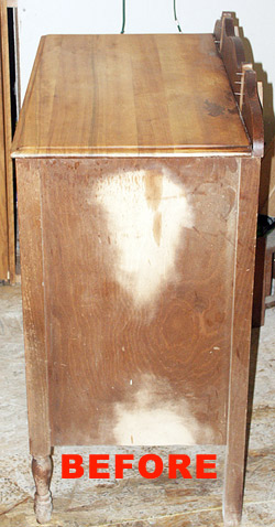 Old Furniture waiting for StrongArm Treatment