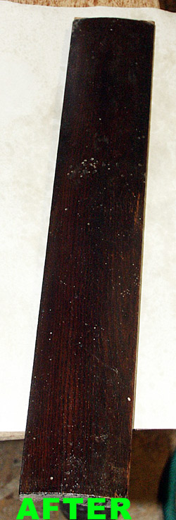 Oak Rail after StrongArm Reclaimation