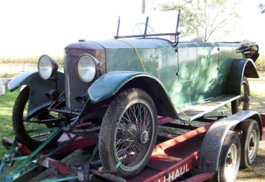 1918 Diamler heads to museum in Europe for restoration.