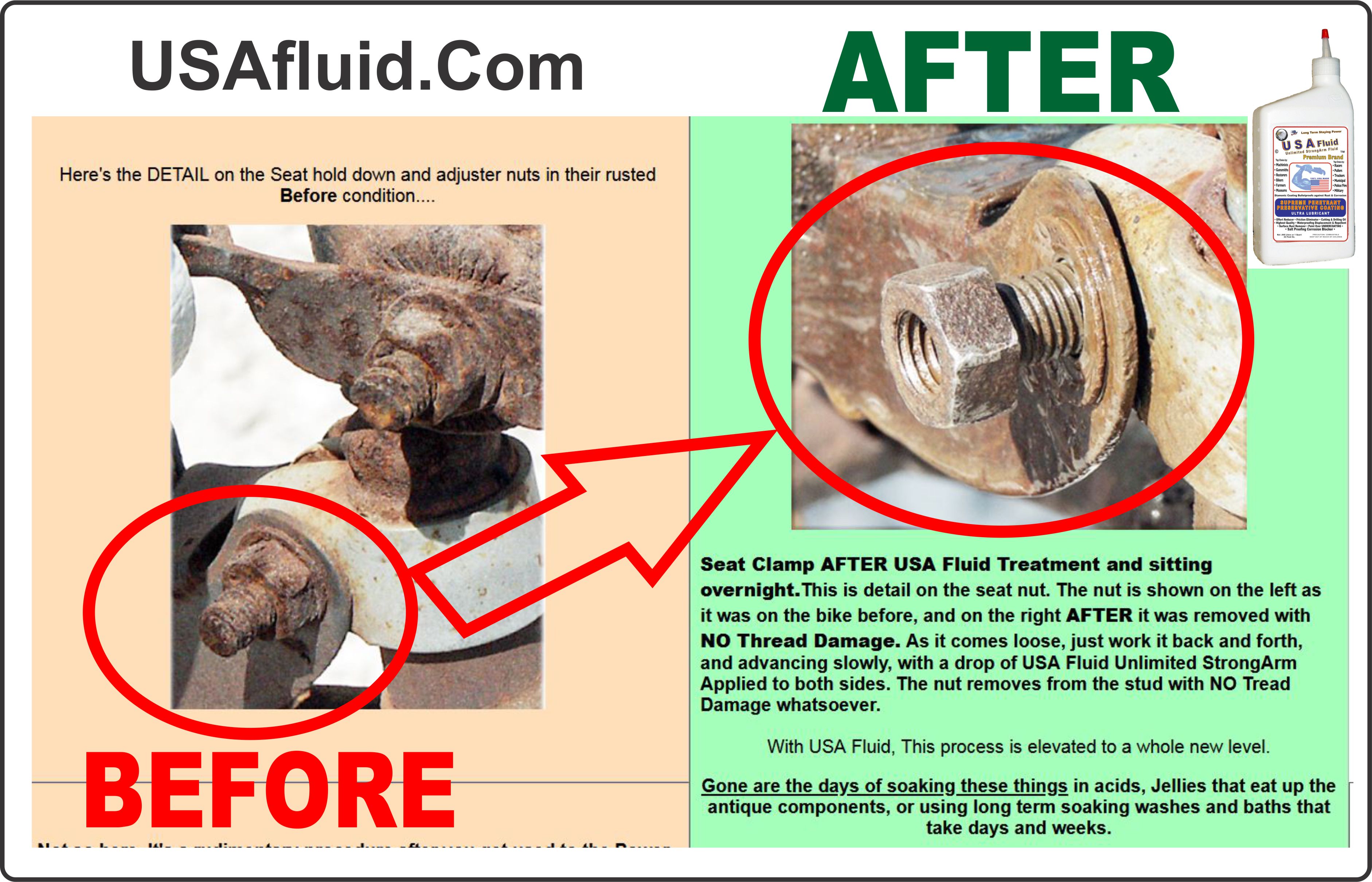 Seat Nut Removal with No Thread Damage