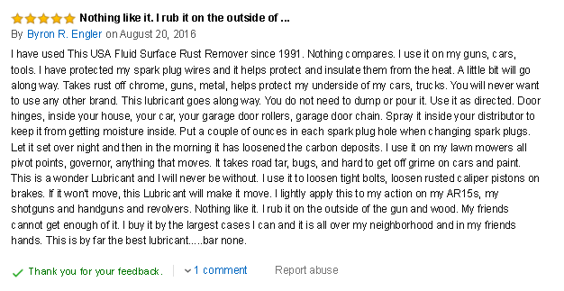 USA Fluid Protects Machinery